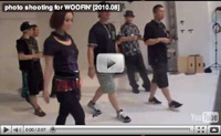 movie photo shoot for WOOFIN